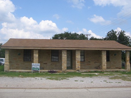 rocked building